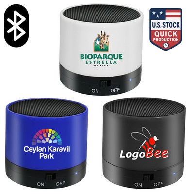 SonicWave Cylindrical Bluetooth Speaker – Rich Audio & Bass, Available in 4 Colors